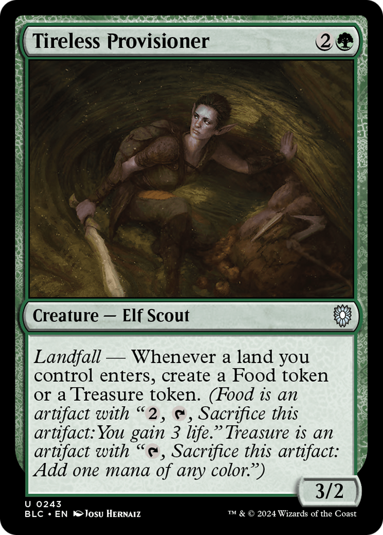 {C} Tireless Provisioner [Bloomburrow Commander][BLC 243]