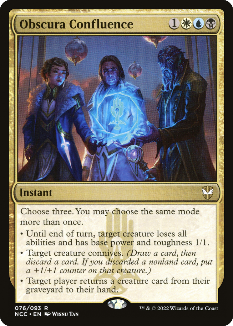 {R} Obscura Confluence [Streets of New Capenna Commander][NCC 076]