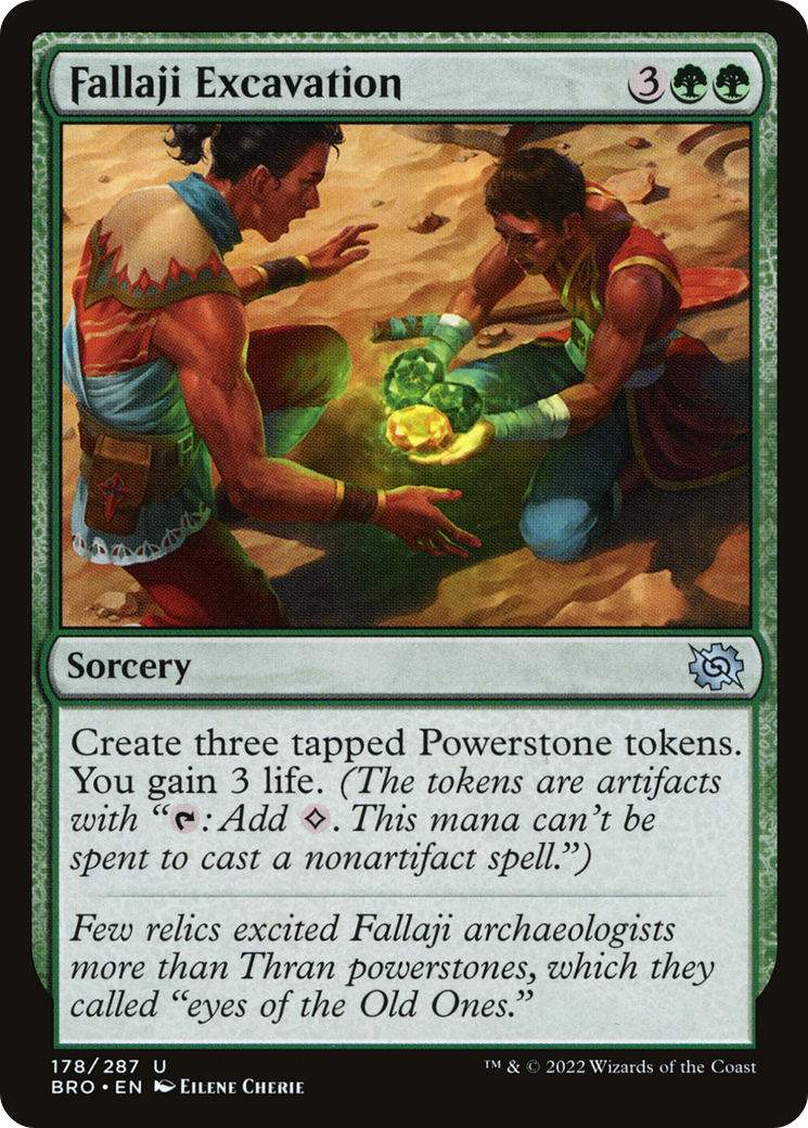 {C} Fallaji Excavation [The Brothers' War][BRO 178]