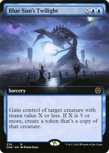 {R} Blue Sun's Twilight (Extended Art) [Phyrexia: All Will Be One][ONE 379]