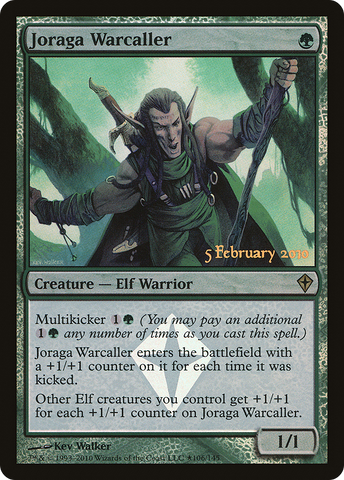{R} Joraga Warcaller (Prerelease) [Worldwake Promos][PA WWK 106]