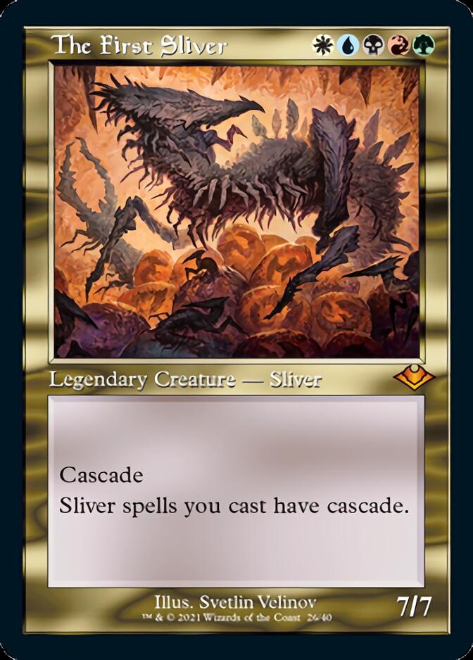 {R} The First Sliver (Retro Foil Etched) [Modern Horizons 2][RF ET MH1 026]