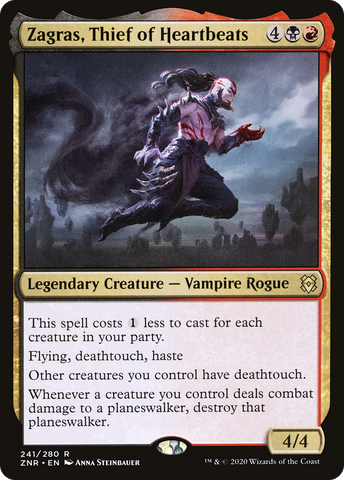 {R} Zagras, Thief of Heartbeats [Zendikar Rising][ZNR 241]