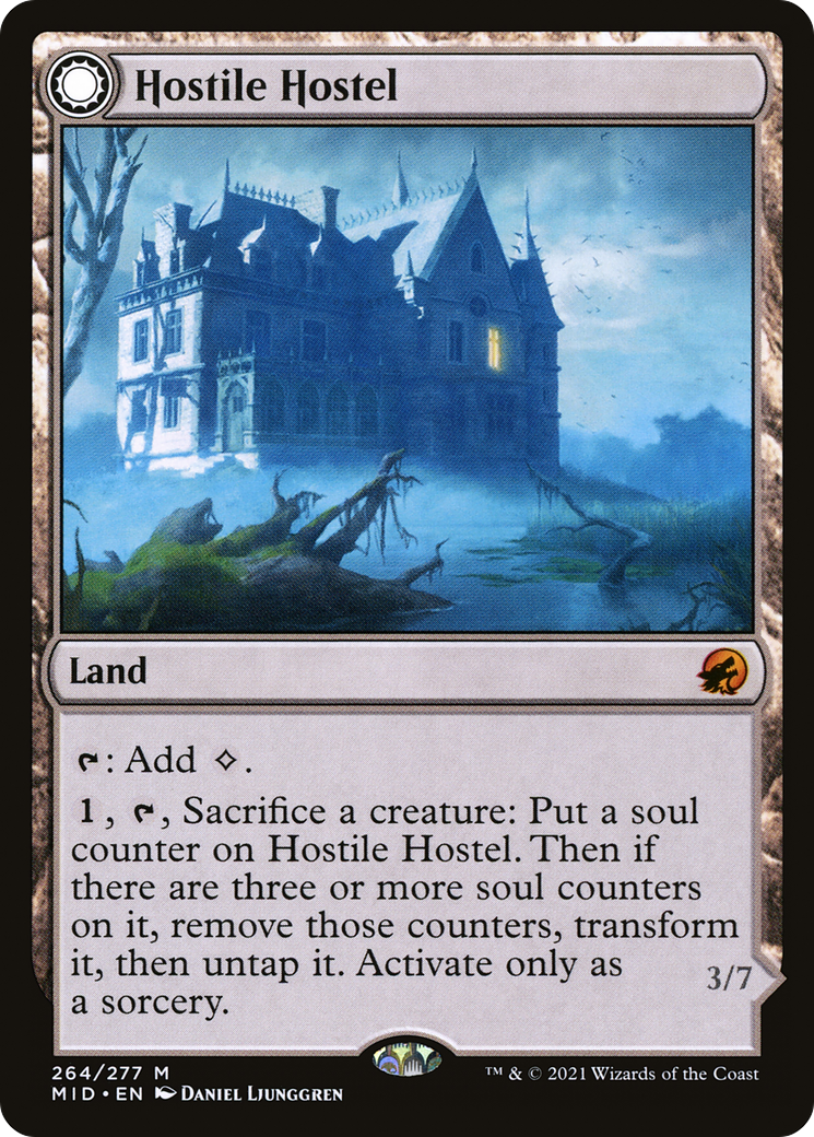 {R} Hostile Hostel // Creeping Inn [Innistrad: Midnight Hunt][MID 264]