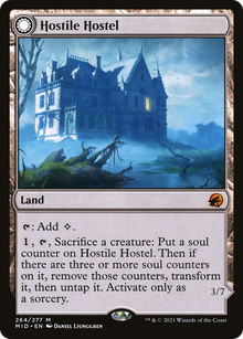{R} Hostile Hostel // Creeping Inn [Innistrad: Midnight Hunt][MID 264]