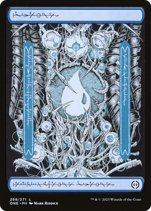 {B} Island (268) (Phyrexianized) [Phyrexia: All Will Be One][ONE 268]