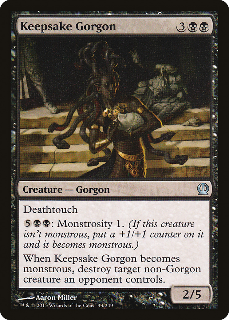 {C} Keepsake Gorgon [Theros][THS 093]