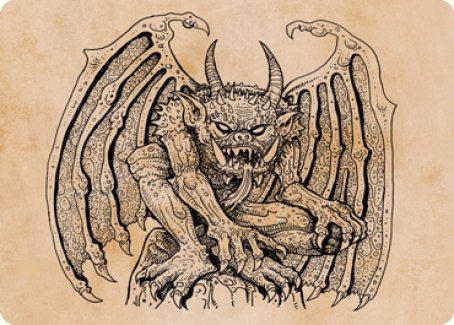 {A} Cloister Gargoyle (Showcase) Art Card [Dungeons & Dragons: Adventures in the Forgotten Realms Art Series][AAFR 065]