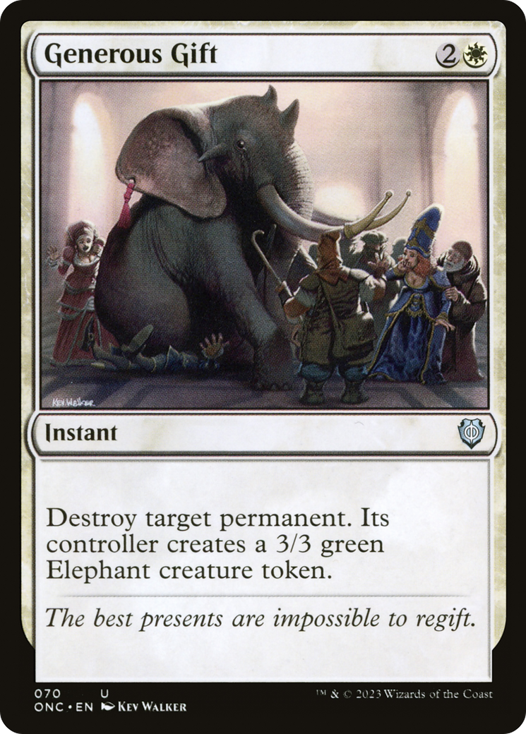 {C} Generous Gift [Phyrexia: All Will Be One Commander][ONC 070]