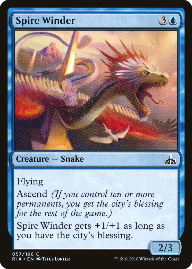 {C} Spire Winder [Rivals of Ixalan][RIX 057]