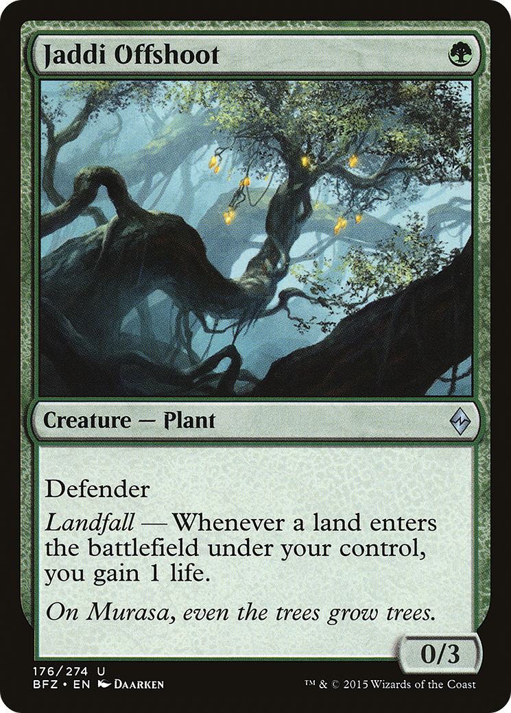 {C} Jaddi Offshoot [Battle for Zendikar][BFZ 176]