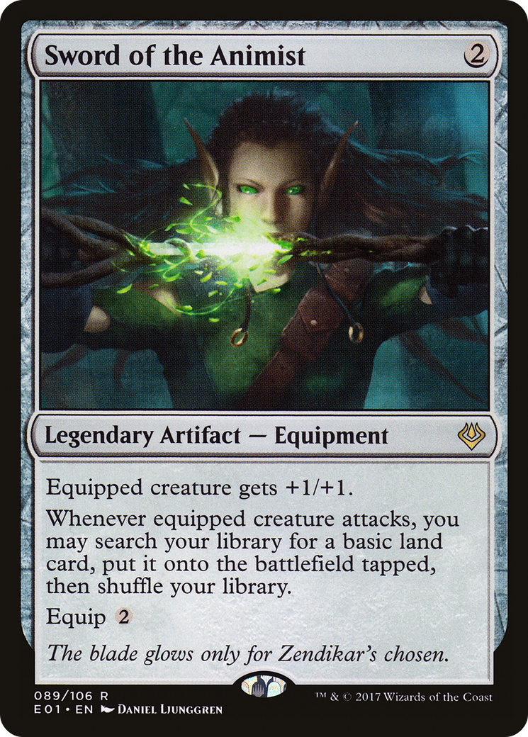 {R} Sword of the Animist [Archenemy: Nicol Bolas][E01 089]