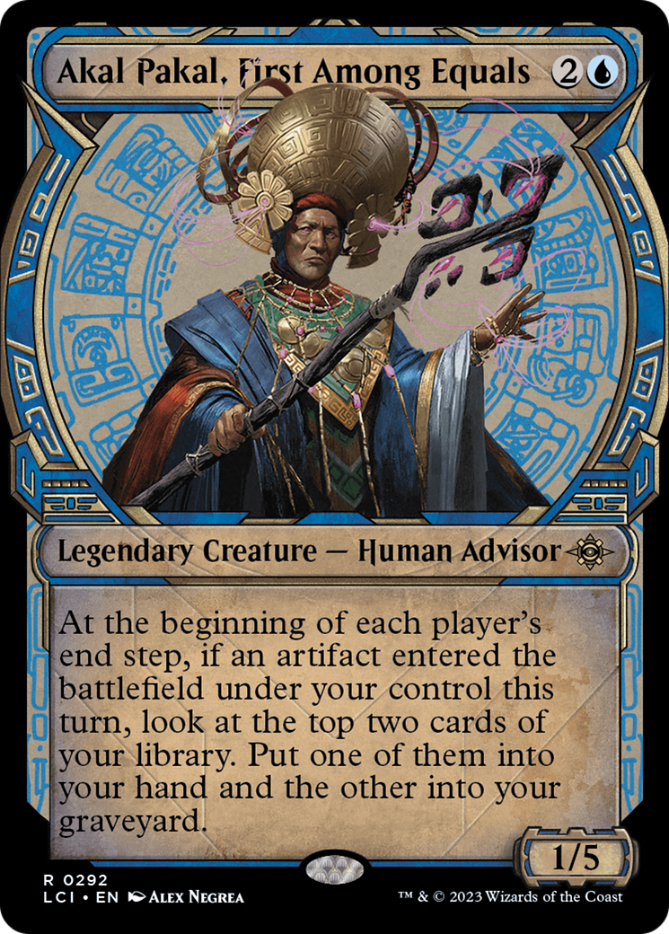 {@R} Akal Pakal, First Among Equals (Showcase) [The Lost Caverns of Ixalan][LCI 292]