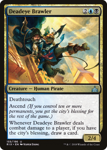 {C} Deadeye Brawler [Rivals of Ixalan][RIX 155]