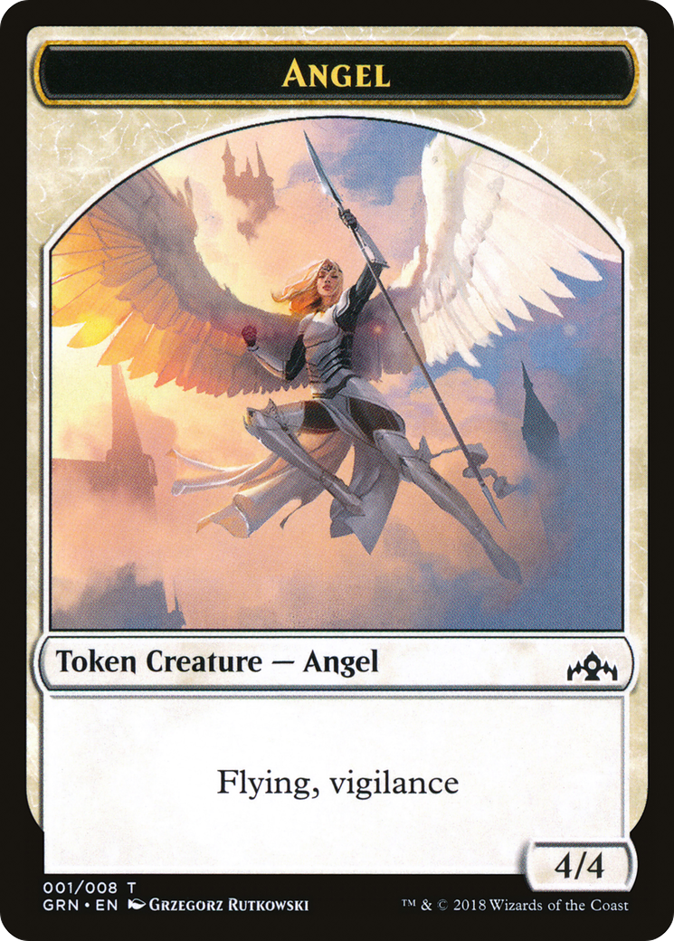 {T} Angel Token [Guilds of Ravnica Tokens][TGRN 001]