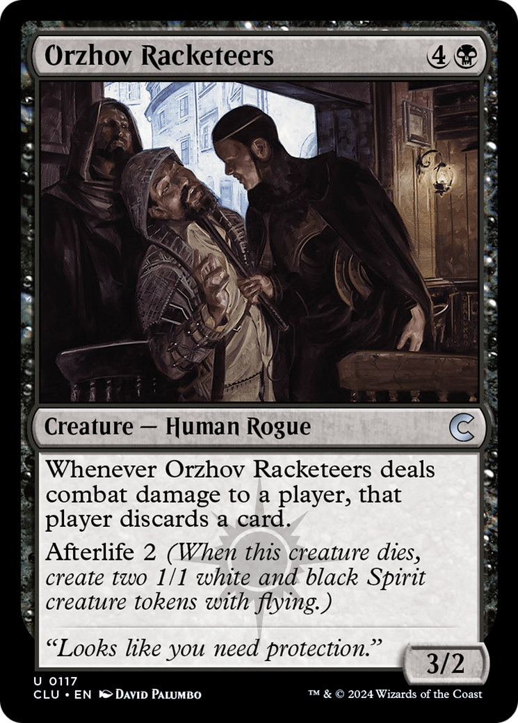 {C} Orzhov Racketeers [Ravnica: Clue Edition][CLU 117]