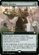 {R} Killer Service (Extended Art) [Streets of New Capenna Commander][NCC 161]