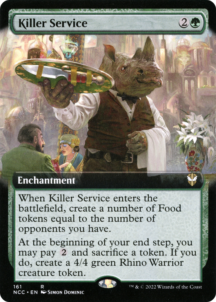{R} Killer Service (Extended Art) [Streets of New Capenna Commander][NCC 161]