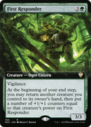 {R} First Responder (Extended Art) [Streets of New Capenna Commander][NCC 160]