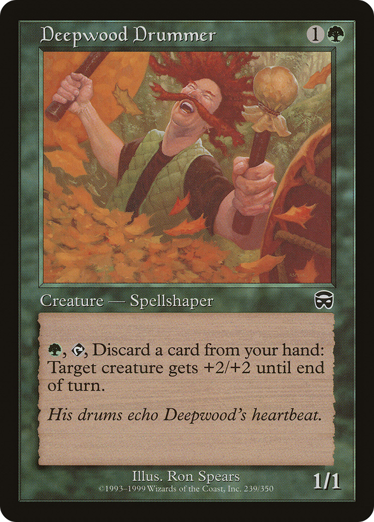 {C} Deepwood Drummer [Mercadian Masques][MMQ 239]