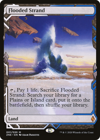 {R} Flooded Strand (Expeditions) [Zendikar Rising Expeditions][ZNE 001]