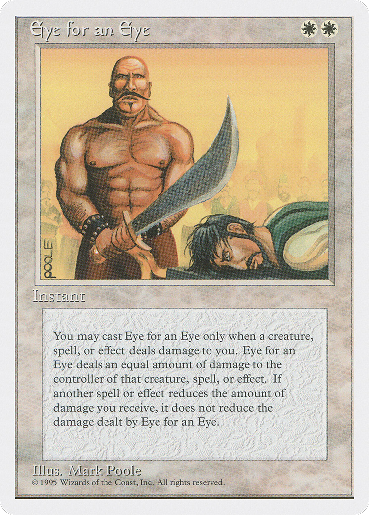 {R} Eye for an Eye [Fourth Edition][4ED 025]