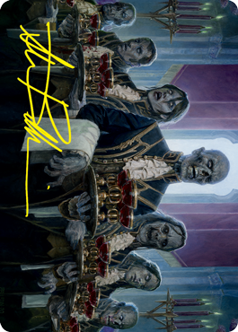 {A} Dying to Serve Art Card (Gold-Stamped Signature) [Innistrad: Crimson Vow Art Series][GS AVOW 032]