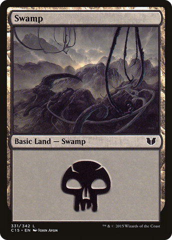 {B}[C15 331] Swamp (331) [Commander 2015]
