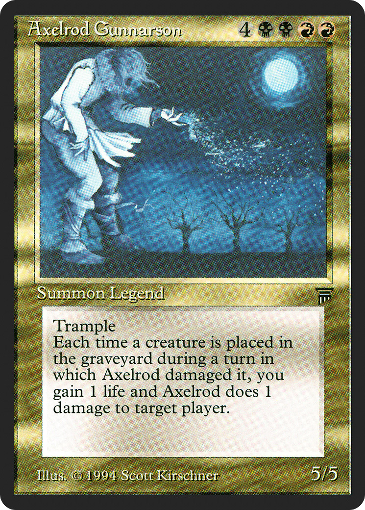 {R} Axelrod Gunnarson [Legends][LEG 219] - Misty Mountain Games