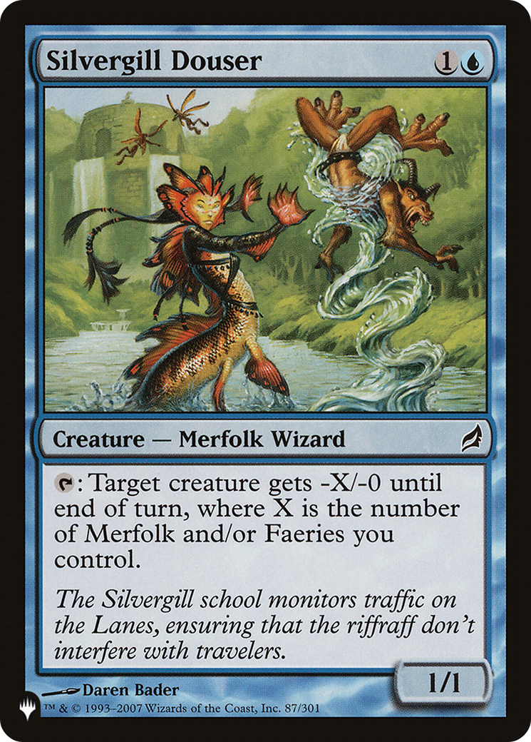 Silvergill Douser [LIST 87/301]