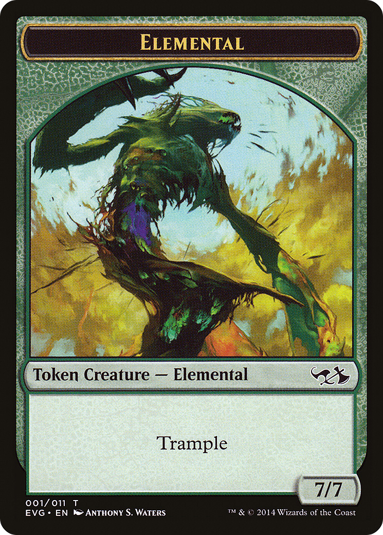 {T} Elemental Token (Elves vs. Goblins) [Duel Decks Anthology Tokens][TEVG 001] - Misty Mountain Games