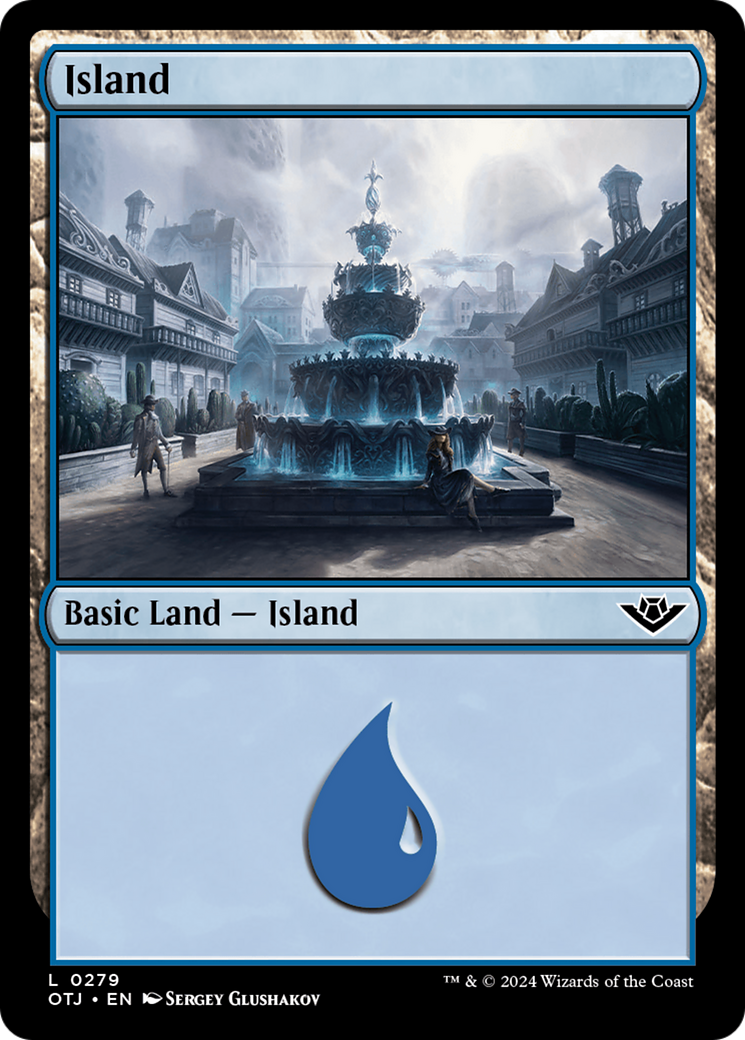 {B}[OTJ 279] Island (0279) [Outlaws of Thunder Junction]