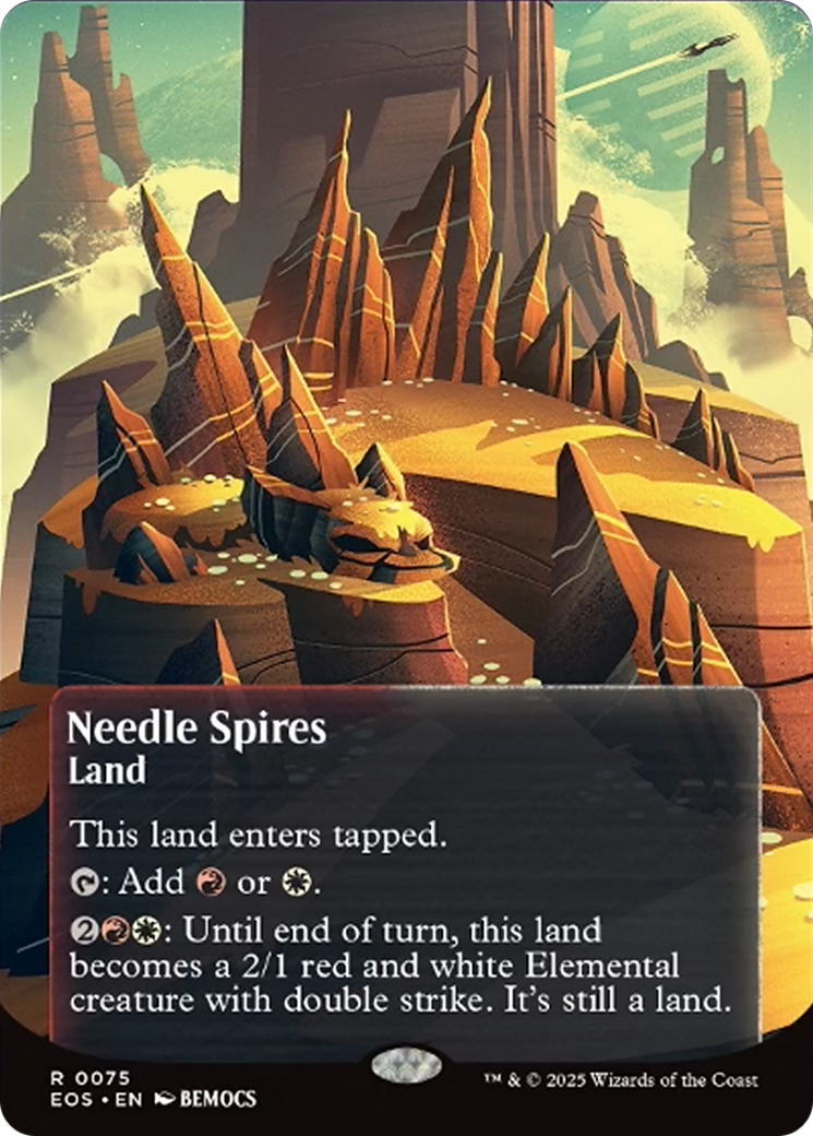 {@@ EOC R} Needle Spires (0075) (Poster) [Edge of Eternities: Stellar Sights][EOS 075]