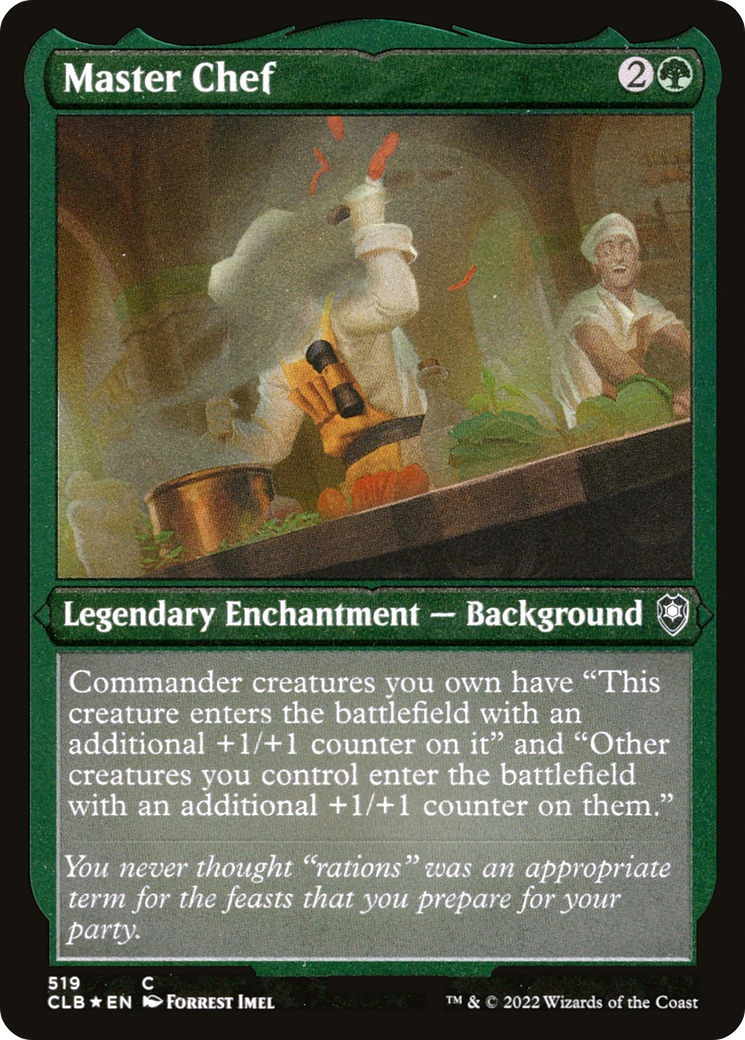 {C} Master Chef (Foil Etched) [Commander Legends: Battle for Baldur's Gate][CLB 519]