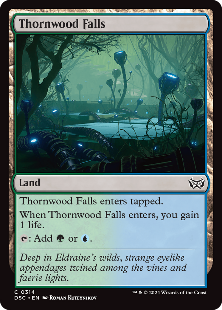 {C} Thornwood Falls [Duskmourn: House of Horror Commander][DSC 314]