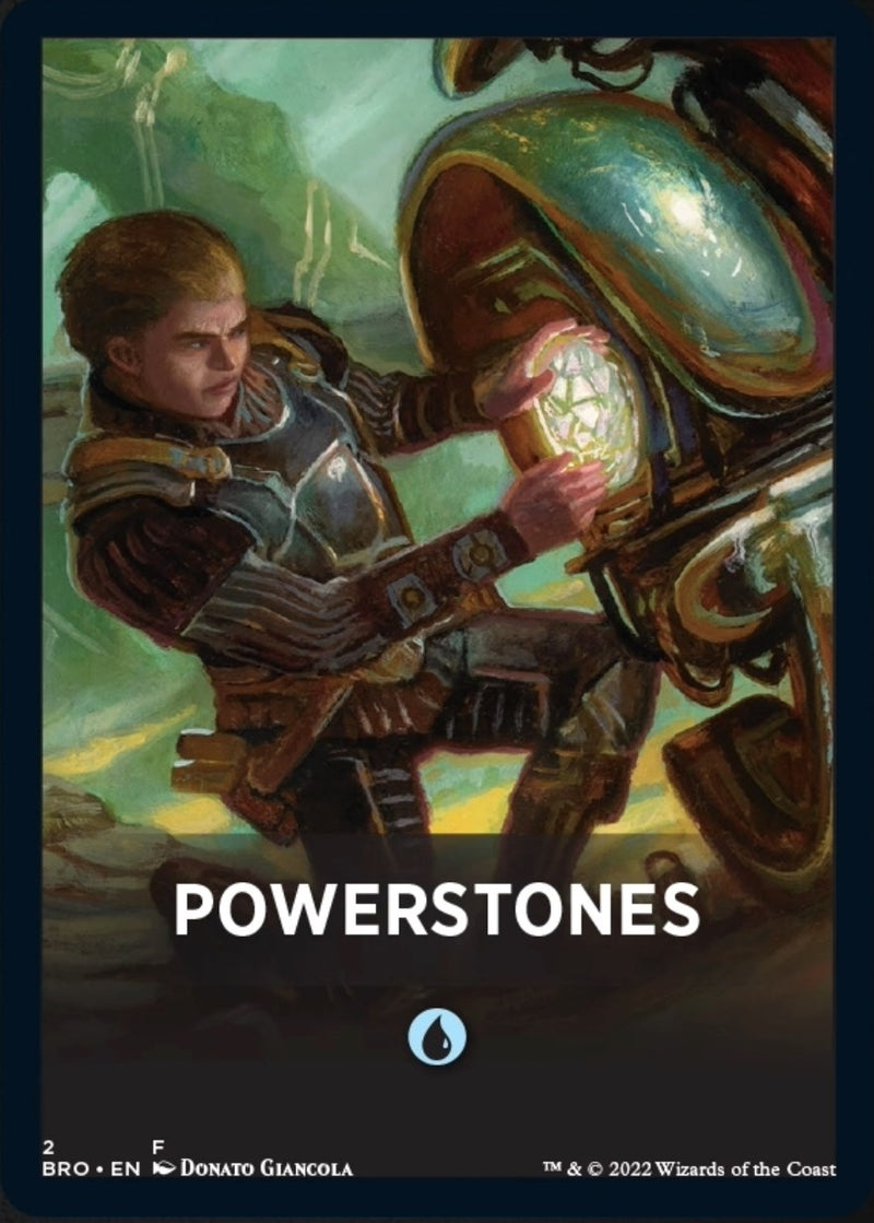 {T} Powerstones Theme Card [The Brothers' War Tokens][TBRO 002]