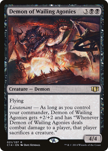 {R} Demon of Wailing Agonies [Commander 2014][C14 021]