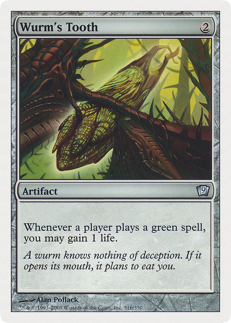{C} Wurm's Tooth [Ninth Edition][9ED 316]