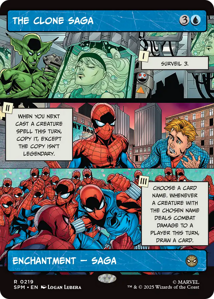 {@@ SPM R} The Clone Saga (Borderless) [Marvel's Spider-Man] [SPM 219]