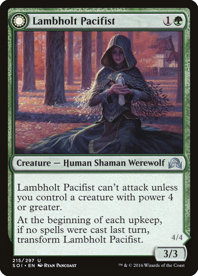 {C} Lambholt Pacifist // Lambholt Butcher [Shadows over Innistrad][SOI 215]
