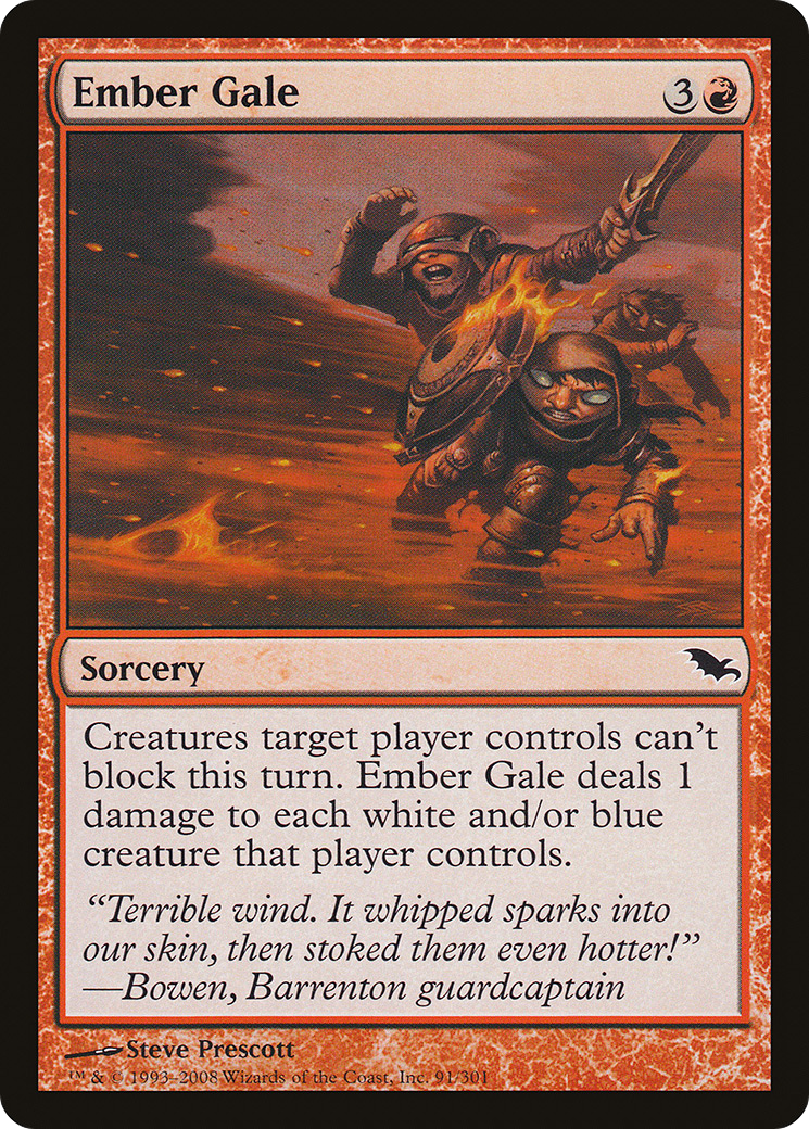 {C} Ember Gale [Shadowmoor][SHM 091]