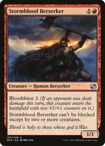 {C} Stormblood Berserker [Modern Masters 2015][MM2 130]