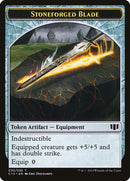 {T} Stoneforged Blade // Germ Double-sided Token [Commander 2014 Tokens][TC14 030]