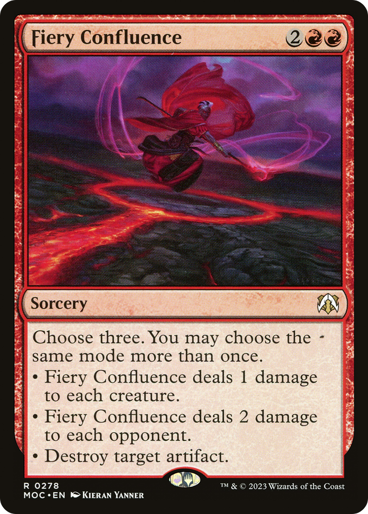 {R} Fiery Confluence [March of the Machine Commander][MOC 278]