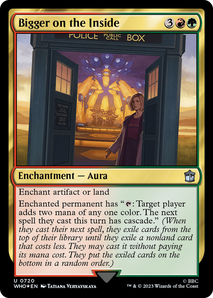 {C} Bigger on the Inside (Surge Foil) [Doctor Who][WHO 720]