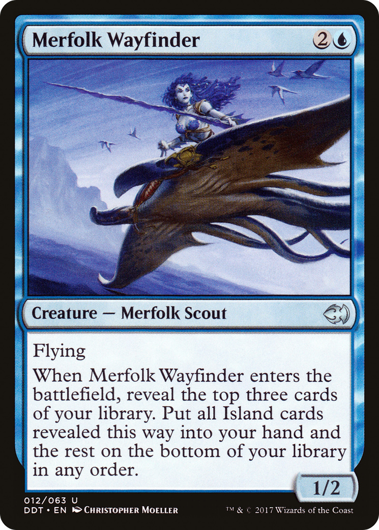 {C} Merfolk Wayfinder [Duel Decks: Merfolk vs. Goblins][DDT 012]
