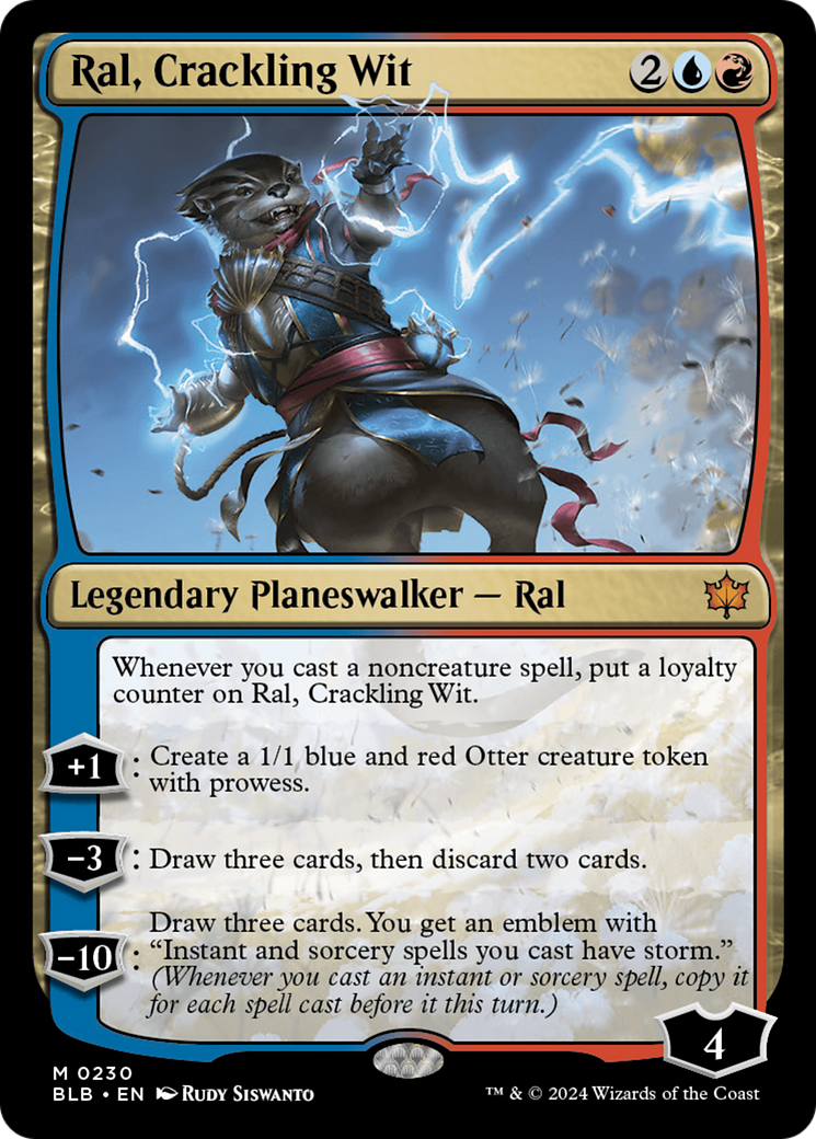 {@R} Ral, Crackling Wit [Bloomburrow][BLB 230]