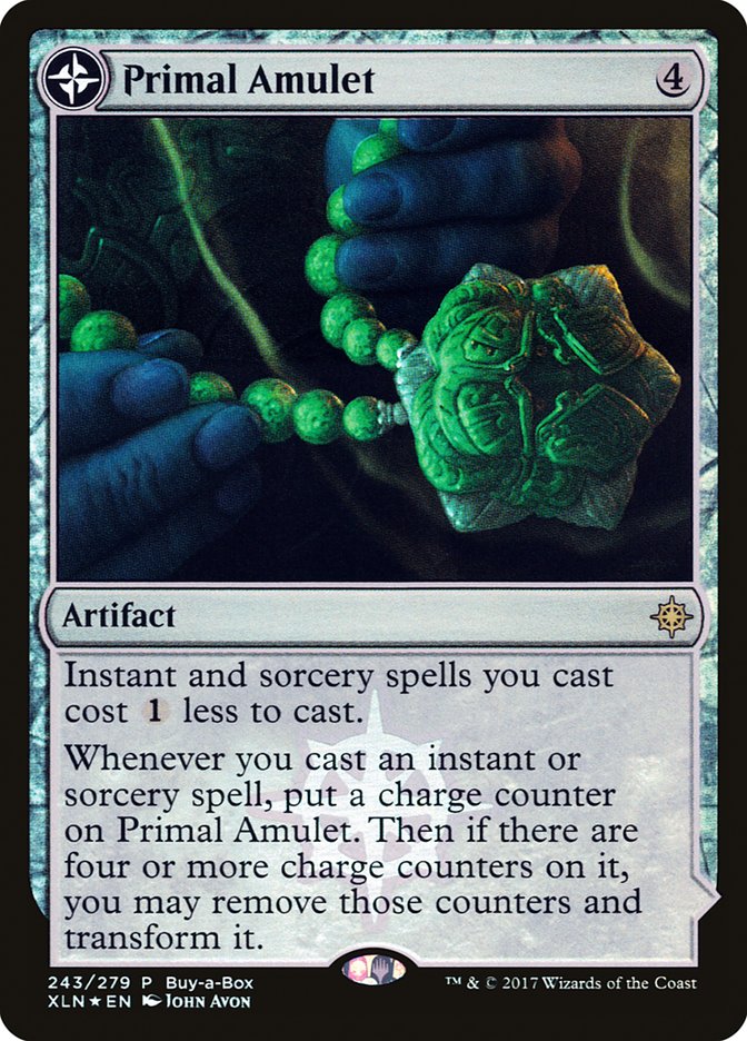 {R} Primal Amulet // Primal Wellspring (Buy-A-Box) [Ixalan Treasure Chest][PA PXTC 243] - Misty Mountain Games
