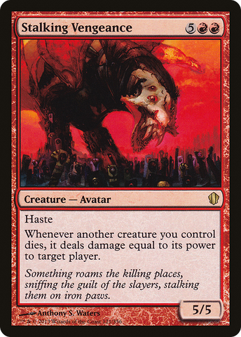 {R} Stalking Vengeance [Commander 2013][C13 121]