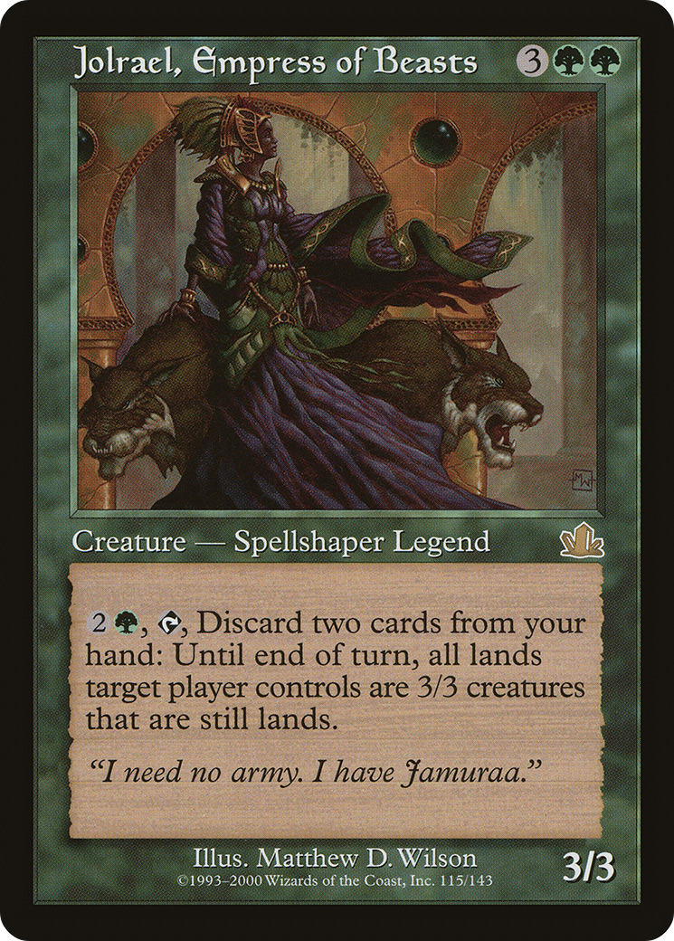 {R} Jolrael, Empress of Beasts [Prophecy][PCY 115] - Misty Mountain Games